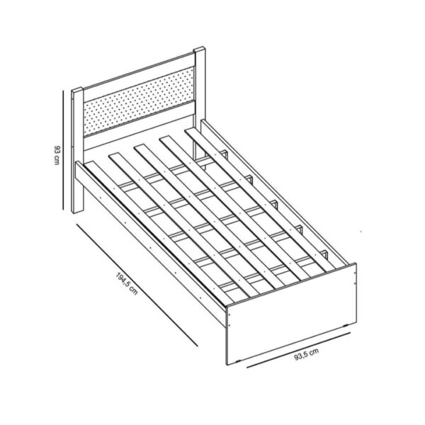 Cama de Solteiro Prisma - Image 2
