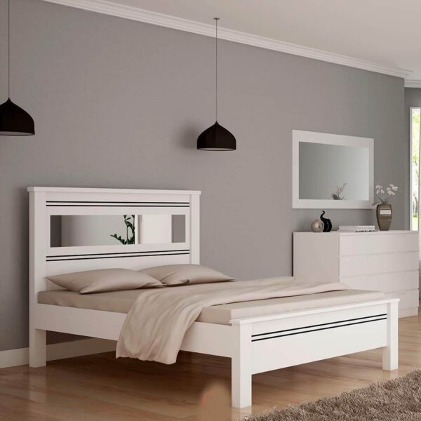 Cama Casal Turim Branco - Image 2
