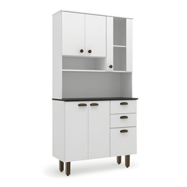 Armário de Cozinha Nápoles 6 Portas e 2 Gavetas - Imagem 3