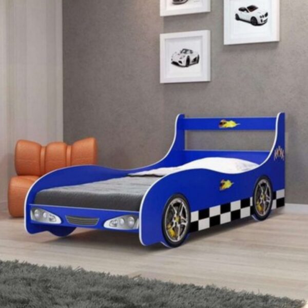 Cama Carro Rally Azul – Aventura e Estilo - Imagem 4