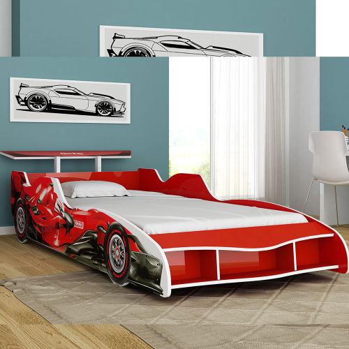 Cama Carro Fórmula 1 – Diversão e Estilo