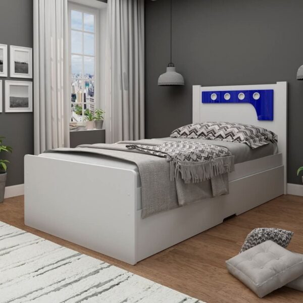 Cama Infantil Dupla Bolinha Gelius Móveis - Imagem 3