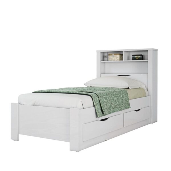 Cama Solteiro Invicta com 2 Gavetas - Imagem 2