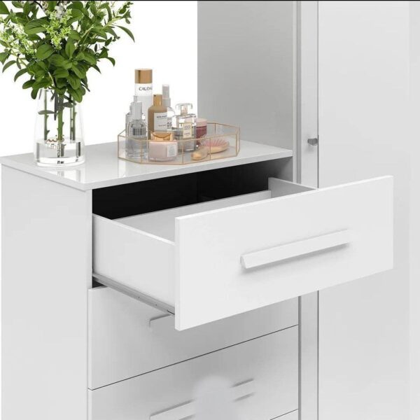 Cômoda Sapateira Dubai Branco - Imagem 4