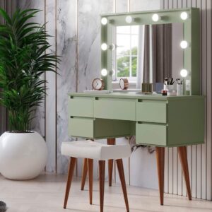Penteadeira Strass Verde