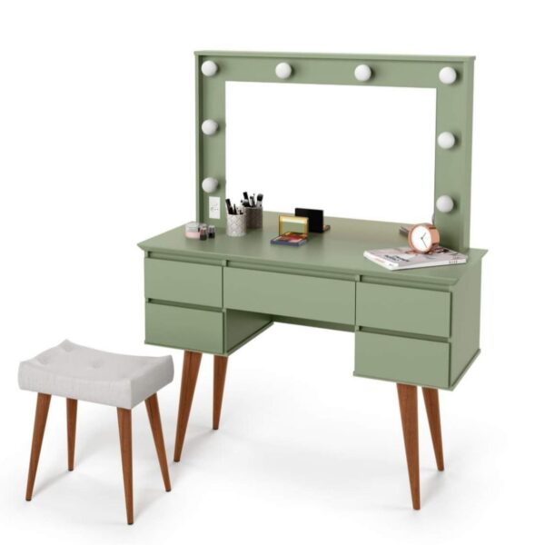 Penteadeira Strass Verde - Imagem 2