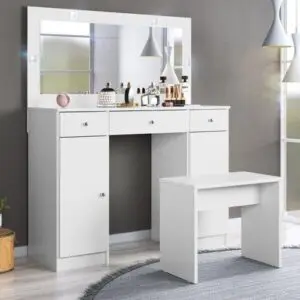 Penteadeira Carisma com Banqueta – Design Moderno