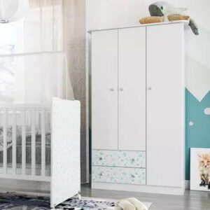 Guarda-Fato Bebê Newbaby 03 Portas Azul