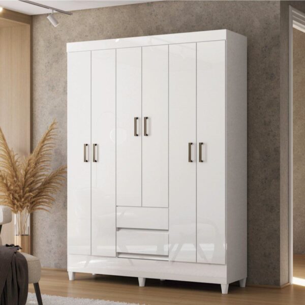 Guarda-fato Fit 6 Portas 2 Gavetas