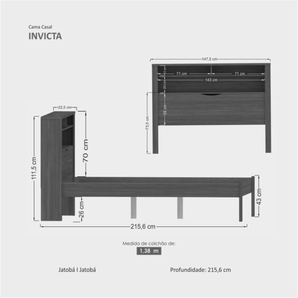 Cama Casal Invicta - Imagem 2
