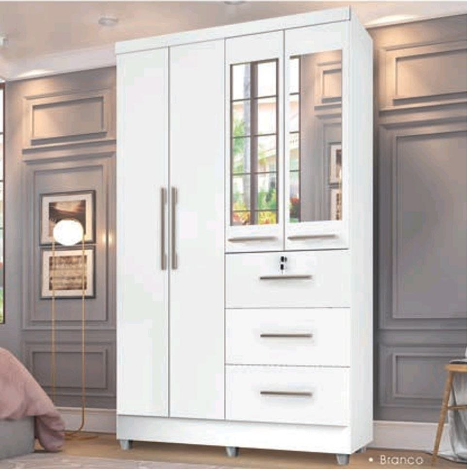 Guarda-fato Tókio 4 Portas com Gavetas