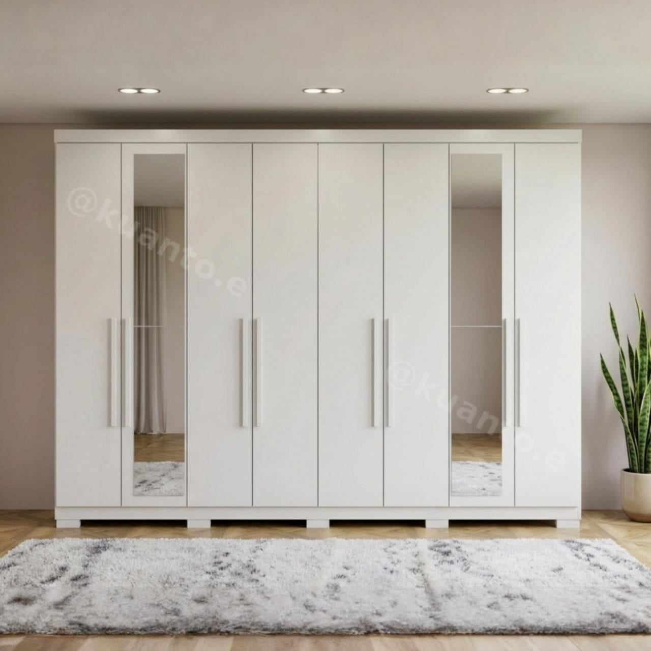 GUARDA FATO 8 PORTAS MASTER BRANCO