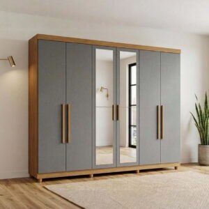 GUARDA-FATO  MASTER 08 PORTAS GRAFITE