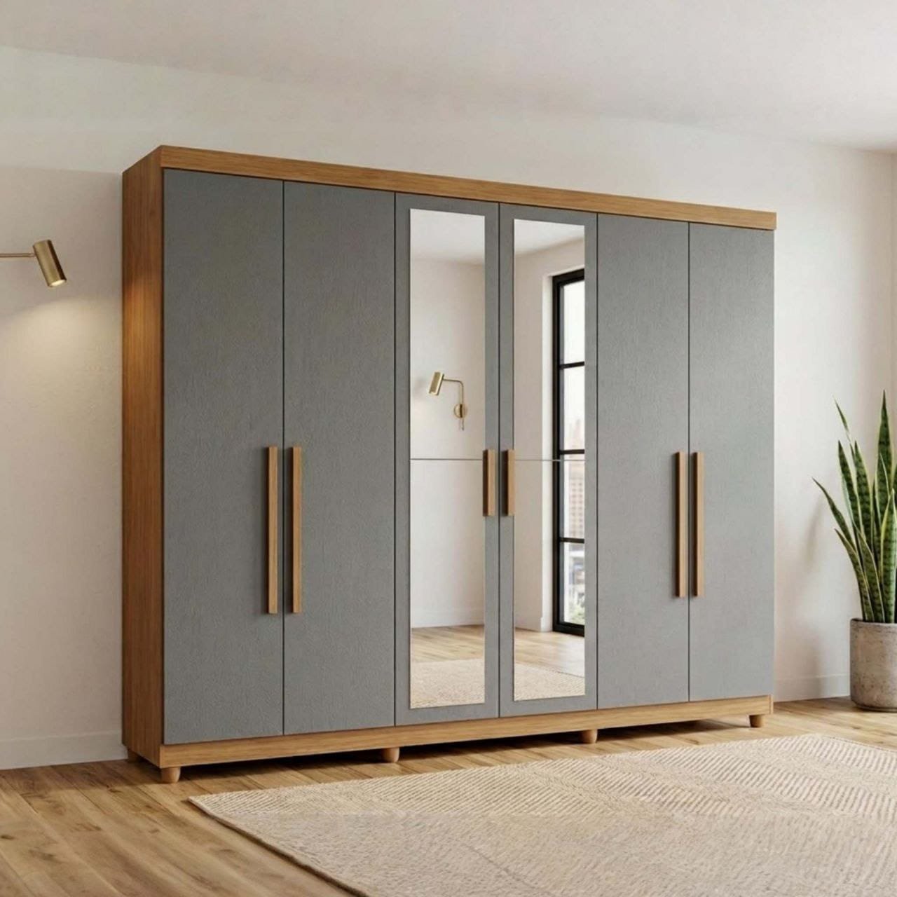 GUARDA-FATO  MASTER 08 PORTAS GRAFITE