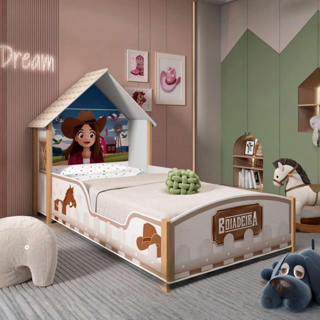 Cama Casinha Boiadeira Infantil | KuantoE - Imagem 2